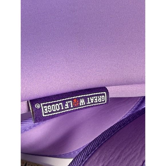 Great Wolf Lodge Violet Wolf Kids Backpack Purple 10x8" Vacation Go Bag Tech - Picture 5 of 11